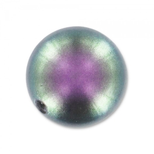 Nacrée semi-percée PureCrystal 5818  8 mm Iridescent Purple Pearl