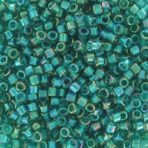 Miyuki Delica 11/0 DB1248 - Transparent Caribbean Teal AB x8g