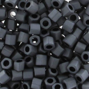 Toho Hex Cut 8/0 TH08-611 - Mat Opaque Gray x8g