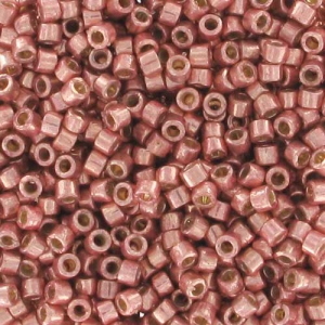 Miyuki Delica Duracoat 11/0 DB1839 - Galvanized Dark Coral x8g