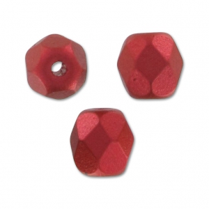 Facettes 4 mm Lava Red x50