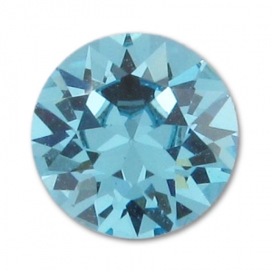 Cabochon PureCrystal 1088 6 mm Aquamarine x1