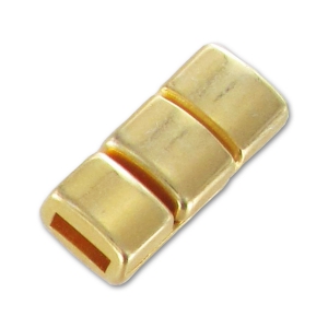 Fermoir aimanté pour lacet 5 mm Doré à l'or fin x1