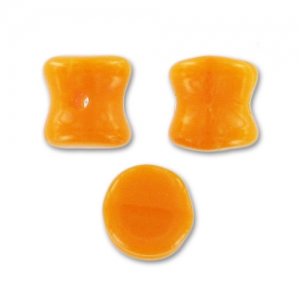 Diabolo Shape Pellet Beads 4x6 mm Mandarine x50