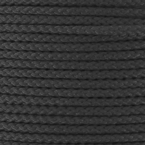 Fil de jade / Fil nylon tressé 1.1 mm Noir x10 m