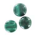Cabochon rond 16 mm en pierre gemme - Malachite x1