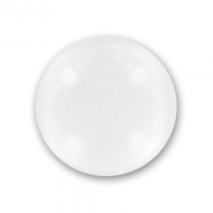 Cabochon loupe en verre  8 mm Crystal