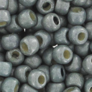 Rocaille Toho 11/0 TO11RPF565F - PF Galvanized Frosted Blue Slate x8g