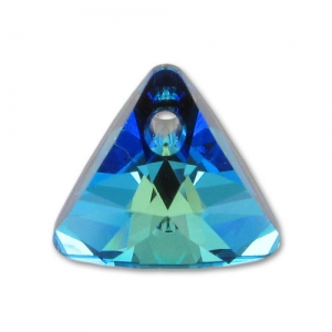 Pendentif Triangle PureCrystal 6628 16 mm Crystal Bermuda Blue