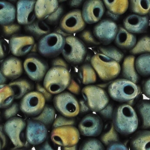 Mini-gouttes Miyuki 2.8 mm DP28-2008 - Mat Met Patina Iris x8g