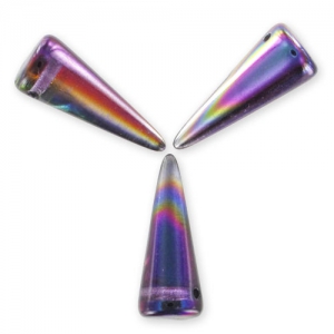 Spikes 7x17 mm Magic Violet Grey x6