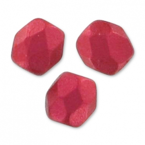 Facettes 3 mm Lava Red x50