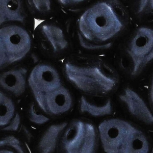 SuperDuo 2,5x5 mm Dark Blue Metallic Mat x10g