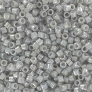 Miyuki Delica 11/0 DB0252 - Opaque Gray Luster x8g