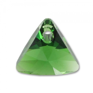 Pendentif Triangle PureCrystal 6628 12 mm Dark Moss Green x1