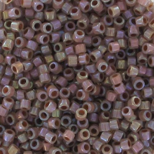 Miyuki Delica 11/0 DB1749 - Opal AB Lined Cocoa x8g