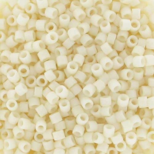 Miyuki Delica 11/0 DB0352 - Mat Opaque Cream x8g