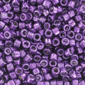 Miyuki Delica 11/0 DB0430 - Galvanized Dark Lilac x8g