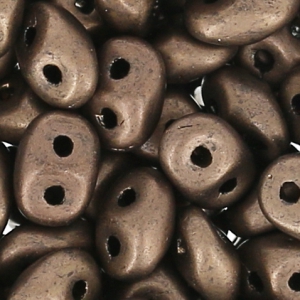 SuperDuo 2,5x5 mm Dark Bronze Mat x10g