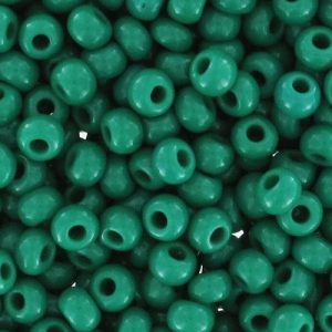 Preciosa Perles rocailles 9/0 2.5 mm - Green Opaque x20g