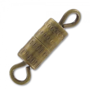 Fermoir à visser 8 mm - Bronze x1