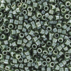 Miyuki Delica 11/0 DB1566  - Opaque Avocado Luster x8g