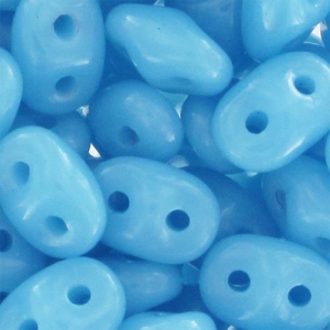 SuperDuo 2,5x5 mm Blue Turquoise  x10g