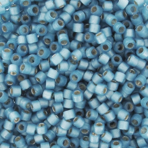 Miyuki Delica Duracoat 11/0 DB2176 - Alabaster S/L Dyed Light Bayberry x8g