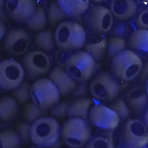 Rocaille Toho 11/0 TO11R8DF - Transparent Frosted Cobalt x8g