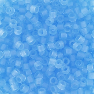 Miyuki Delica 11/0 DB0747 - Mat Transparent Aqua x8g