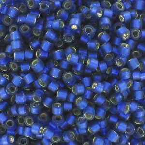 Miyuki Delica 11/0 DB0693 - Dyed Semi Mat Silver Lined Dusk Blue x8g