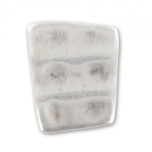 Poussoir irregulier pour cordon 2 mm Placage Argent fin vieilli x1