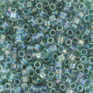 Miyuki Delica 11/0 DB0084 - Sea Foam Lined Crystal AB x8g