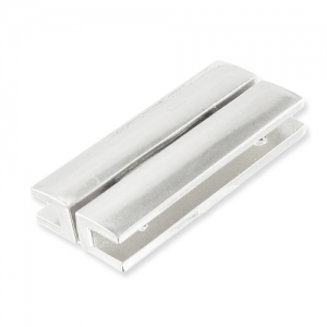 Fermoir aimanté 40x18 mm argenté x1