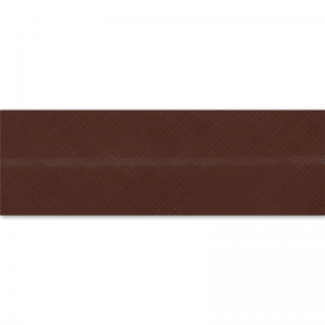 Biais en polycoton 20 mm Marron x 1m