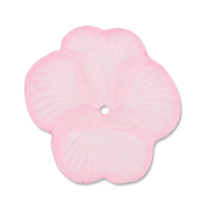 Fleur Orchidée 22 mm Rose clair Frosted