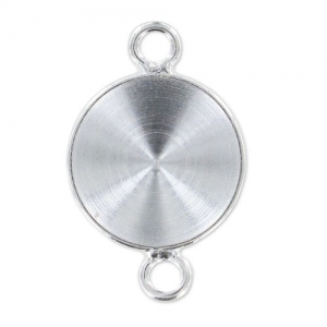 Serti intercalaire à coller pour cabochon PureCrystal 1122 10 mm - Argenté x1