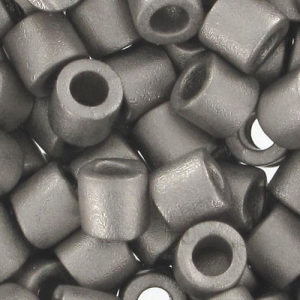 Miyuki Delica 8/0 DBL0321 - Mat Metallic Dark Nickel Silver x8g