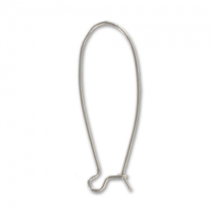 Boucles d'oreilles crochets dormeuses 38 mm en Acier inoxydable 304 x2