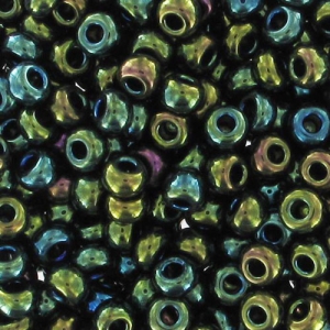 Preciosa Perles rocailles 9/0 2.5 mm - Green Iris x20gr