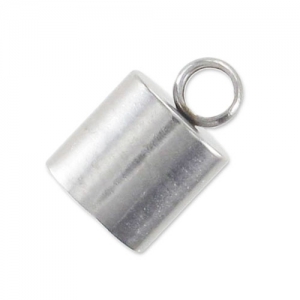 Embouts cylindriques pour cordon 6 mm - Acier inoxydable 303 x4