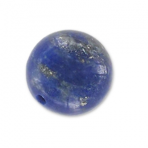 Rondes semi-percées  8 mm Lapis Lazuli x2