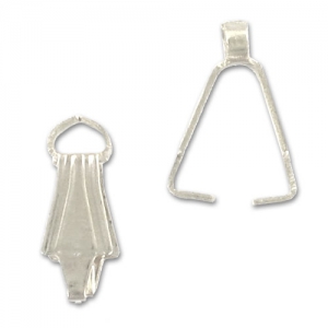 Bélières 10 mm argenté x5