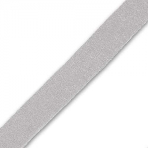Lacet Suedine 6x1.3 mm Gris clair x 2 m