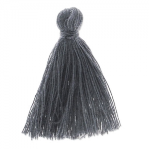 Pompon imitation coton 27-30 mm Gris Anthracite
