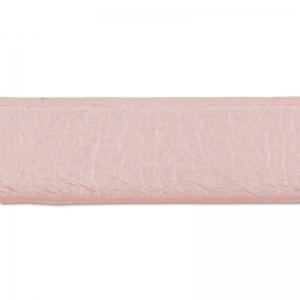 Lacet cuir 10 mm Light Rose Nacré x30cm