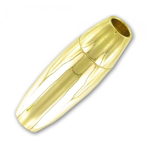 Fermoir aimanté pour cordon 4 mm en Acier inoxydable doré x1