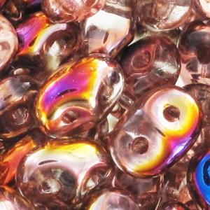 SuperDuo 2,5x5 mm Crystal Sliperit x10g