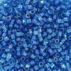 Miyuki Delica 11/0 DB0177 - Transparent Capri Blue AB x8g