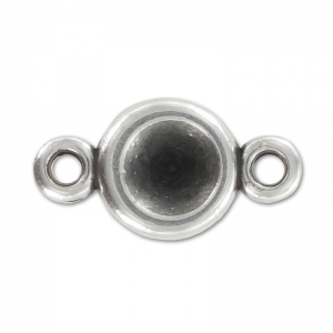 Intercalaire porte cab PureCrystal 1028 1088 8 mm Placage Argent fin vieilli x1